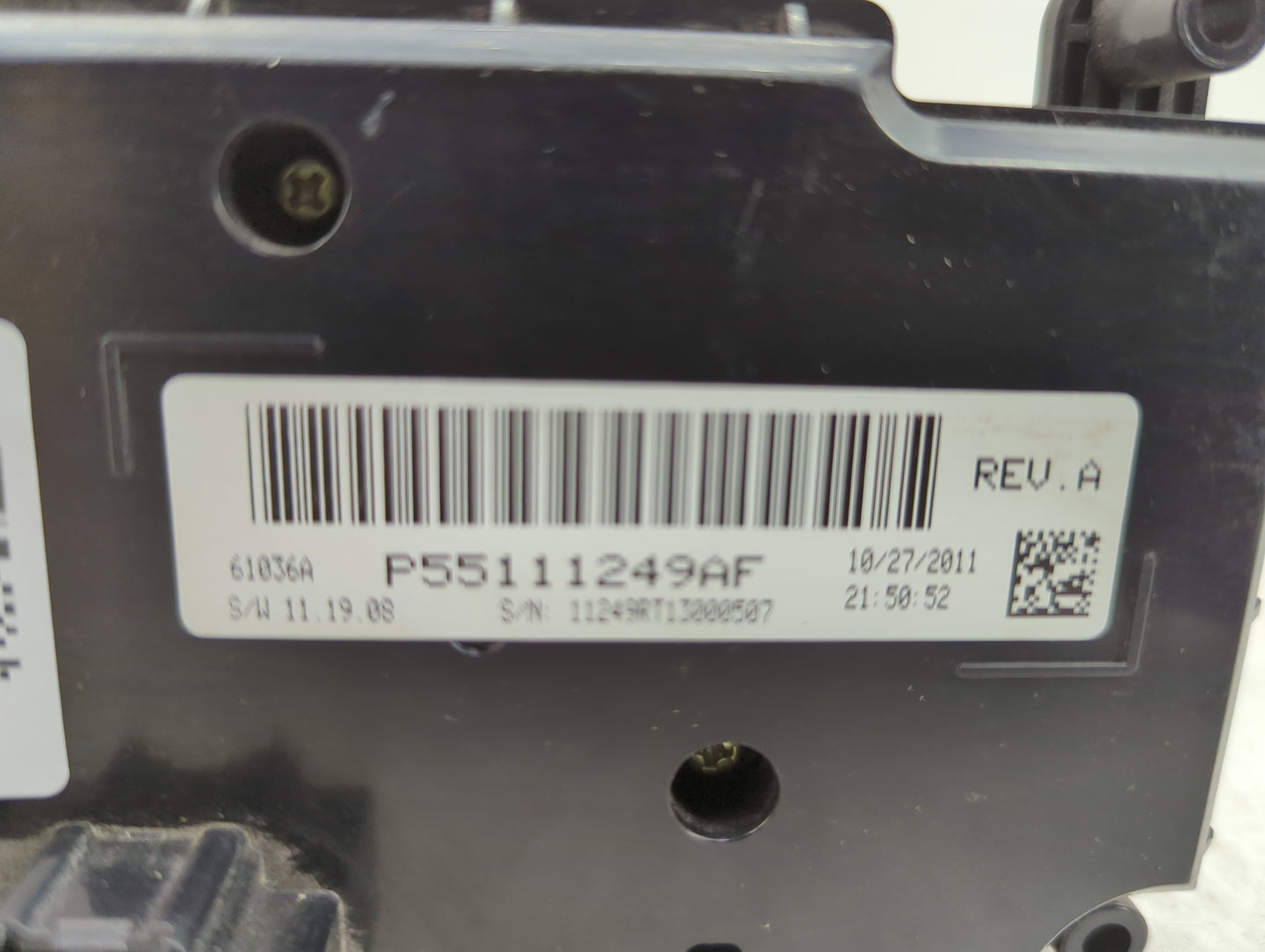 2012 Dodge Caravan Climate Control Module Temperature AC/Heater Replacement P/N:P55111249AF Fits OEM Used Auto Parts - Oemus