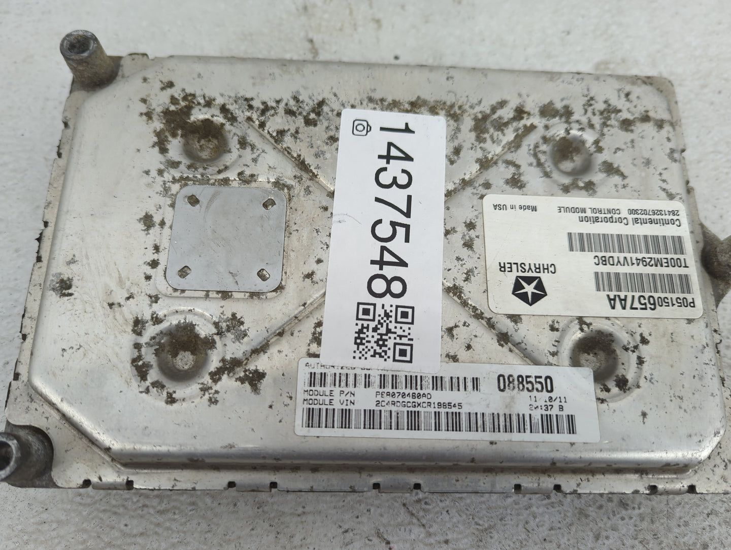 2012 Dodge Caravan PCM Engine Control Computer ECU ECM PCU OEM P/N:P05150657AA P68070460AD, 28413267023 Fits OEM Used Auto P