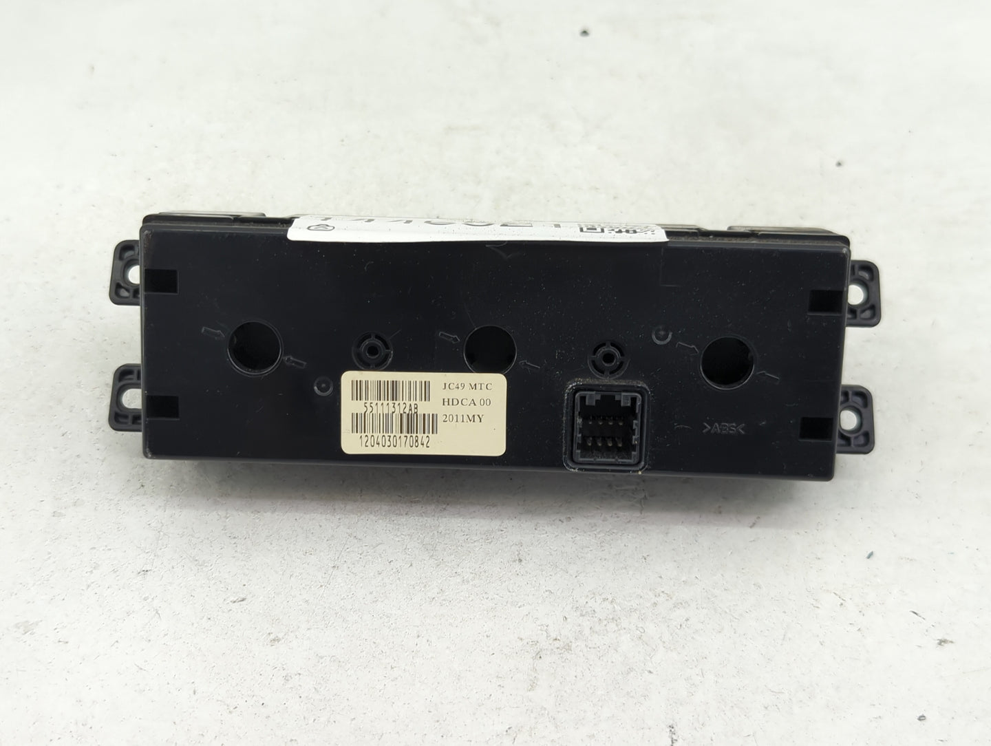 2012 Dodge Caravan Climate Control Module Temperature AC/Heater Replacement P/N:55111312AB JC49 Fits OEM Used Auto Parts - O