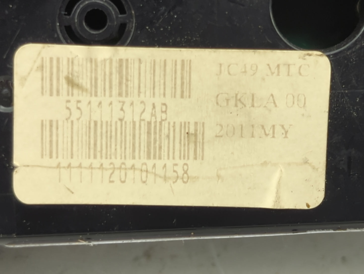 2012 Dodge Caravan Climate Control Module Temperature AC/Heater Replacement P/N:55111312AB Fits OEM Used Auto Parts - Oemuse