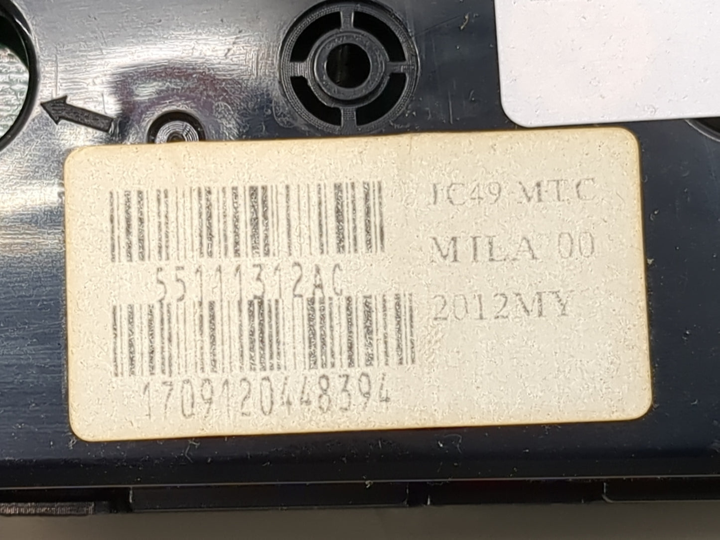 2012 Dodge Caravan Climate Control Module Temperature AC/Heater Replacement P/N:55111312AB Fits OEM Used Auto Parts - Oemuse