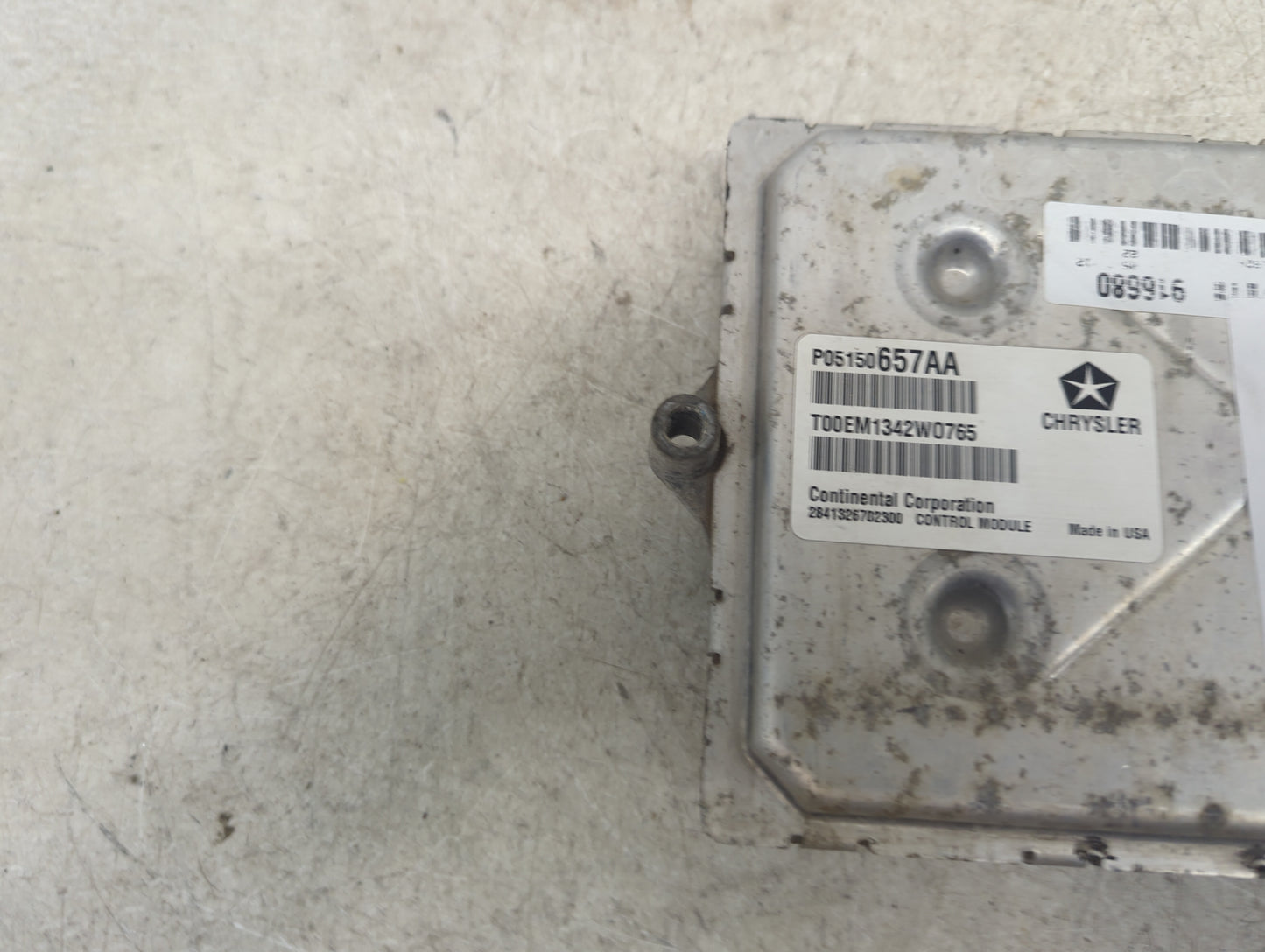 2012 Dodge Caravan PCM Engine Control Computer ECU ECM PCU OEM P/N:P05150657AA T00EM1342W0765, 28413267D2300 Fits OEM Used A