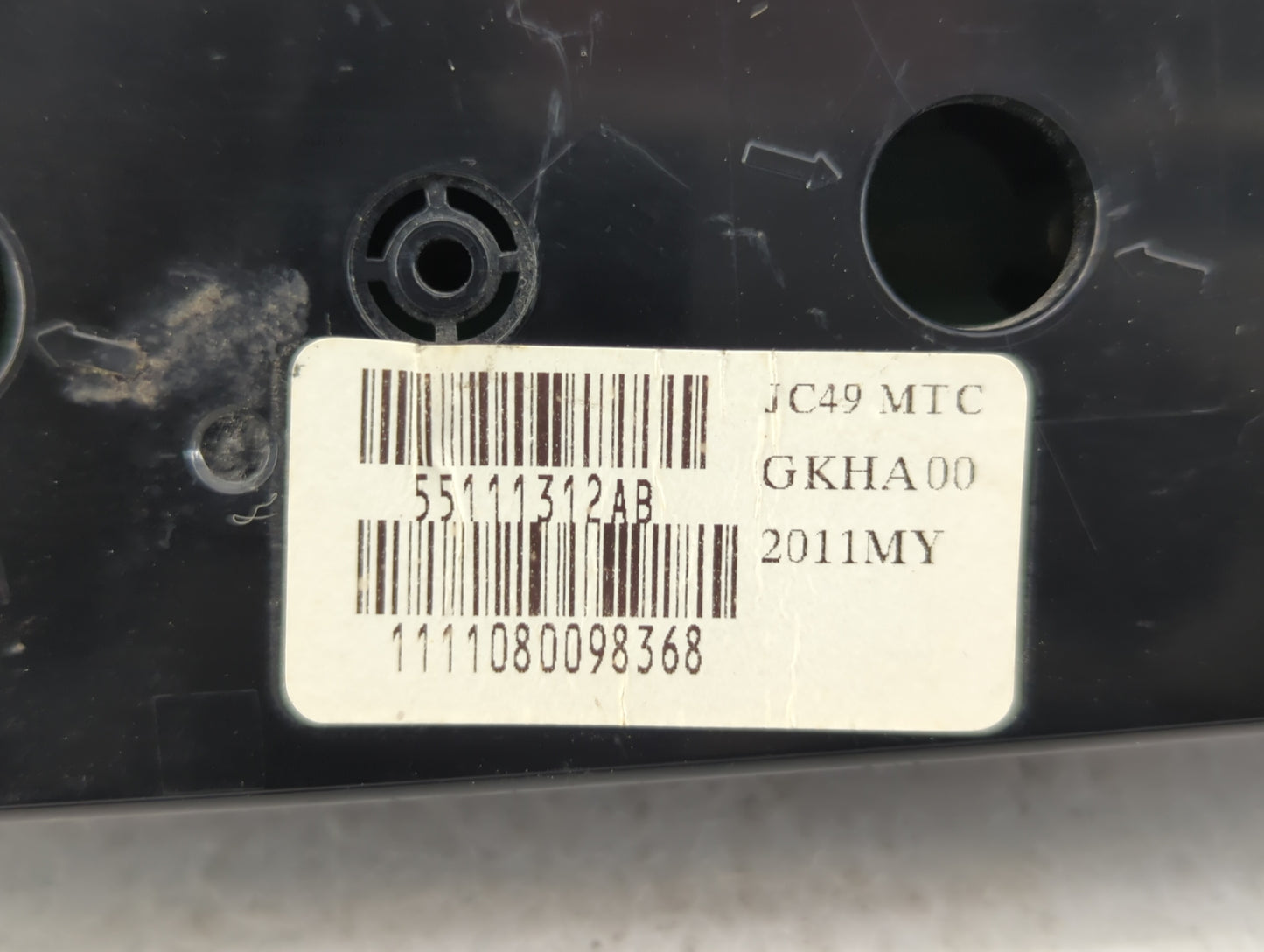 2012 Dodge Caravan Climate Control Module Temperature AC/Heater Replacement P/N:55111312AB 55111312AC Fits OEM Used Auto Par
