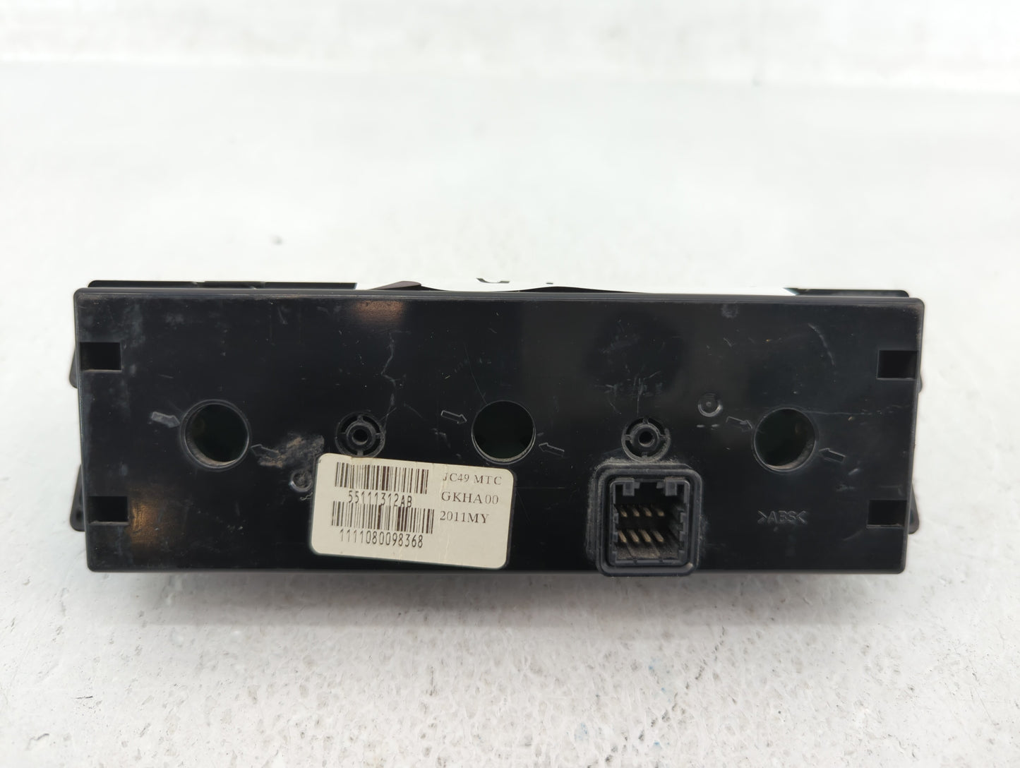 2012 Dodge Caravan Climate Control Module Temperature AC/Heater Replacement P/N:55111312AB 55111312AC Fits OEM Used Auto Par