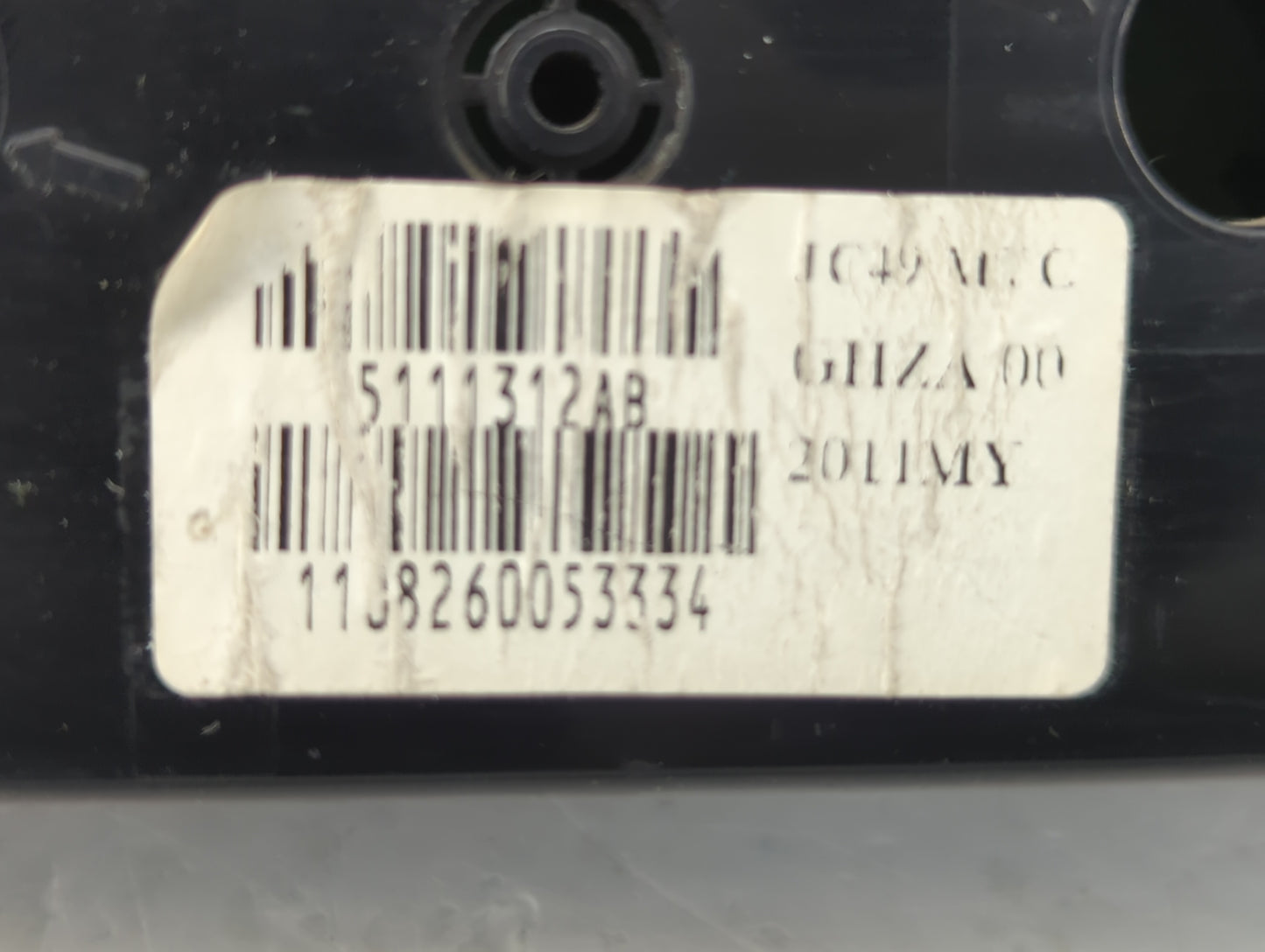 2012 Dodge Caravan Climate Control Module Temperature AC/Heater Replacement P/N:55111312AB 55111312AC Fits OEM Used Auto Par