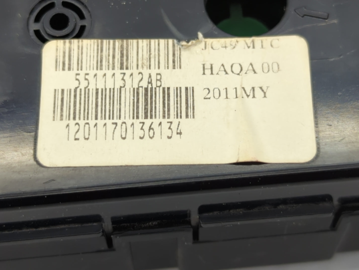 2012 Dodge Caravan Climate Control Module Temperature AC/Heater Replacement P/N:55111312AB 55111312AC Fits OEM Used Auto Par