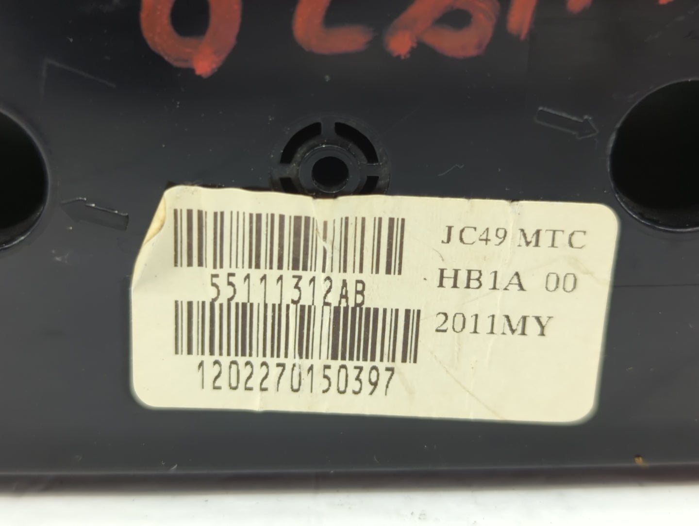 2012 Dodge Caravan Climate Control Module Temperature AC/Heater Replacement P/N:55111312AB 55111312AC Fits OEM Used Auto Par