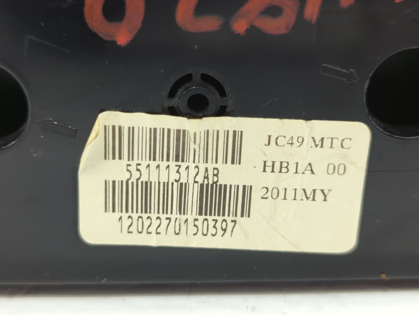 2012 Dodge Caravan Climate Control Module Temperature AC/Heater Replacement P/N:55111312AB 55111312AC Fits OEM Used Auto Par