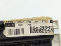 2012 Dodge Caravan Climate Control Module Temperature AC/Heater Replacement P/N:442-10 55111312AB Fits OEM Used Auto Parts -