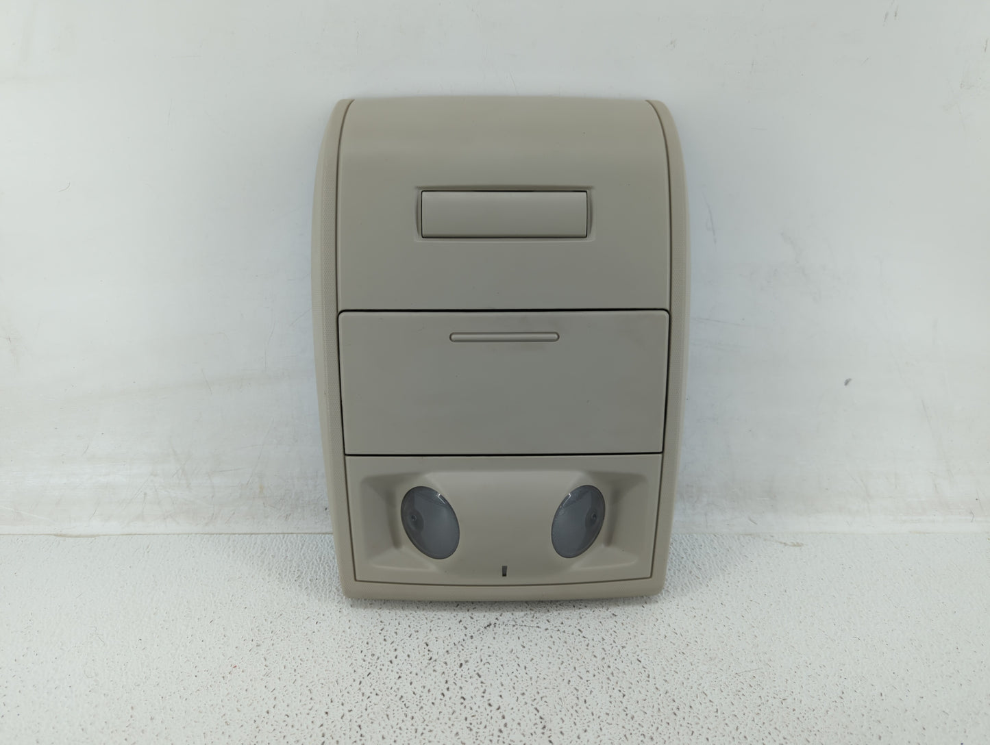 2012 Dodge Caravan Overhead Roof Console Light Beige - Oemusedautoparts1.com