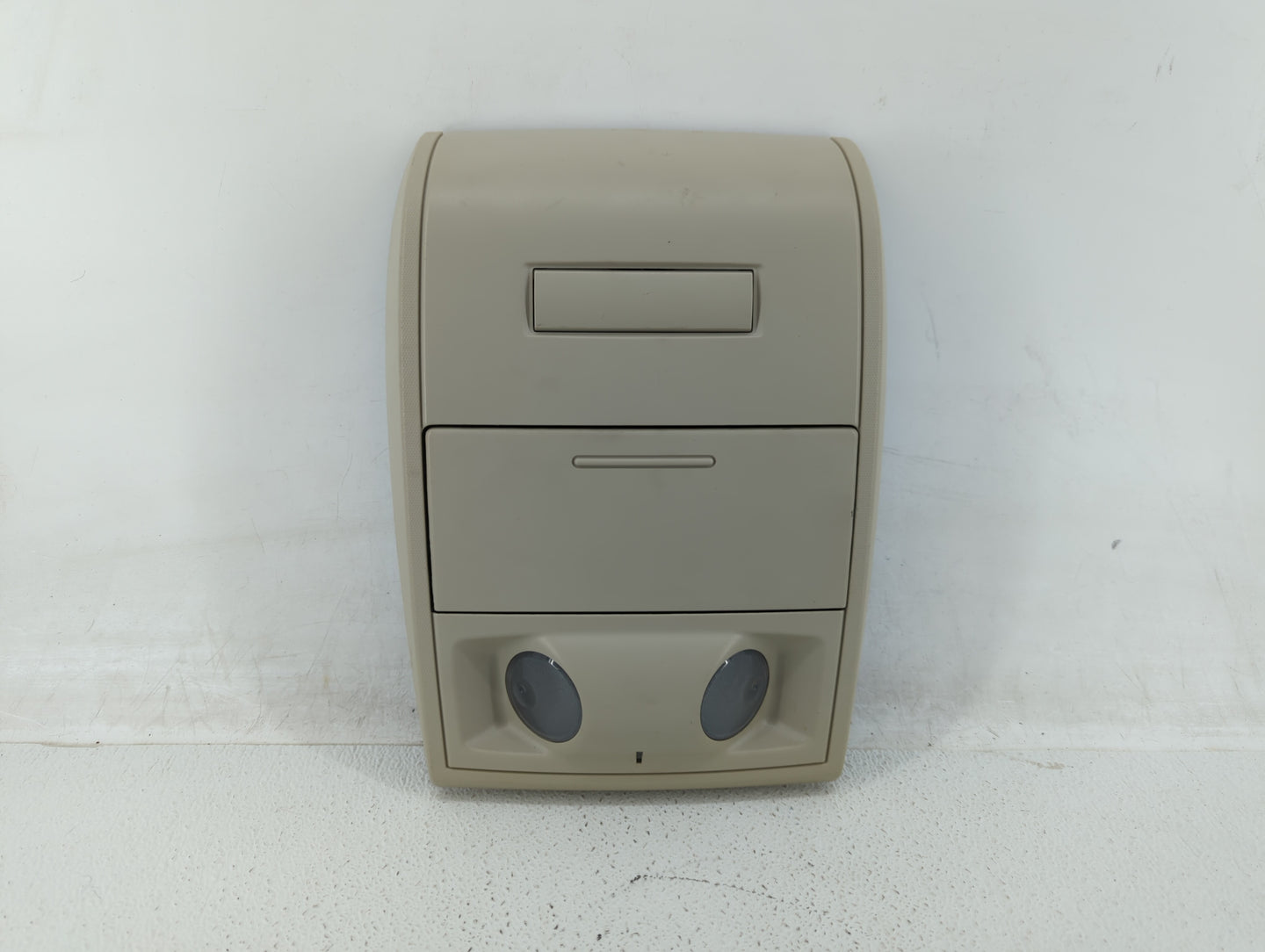 2012 Dodge Caravan Overhead Roof Console Light Beige - Oemusedautoparts1.com