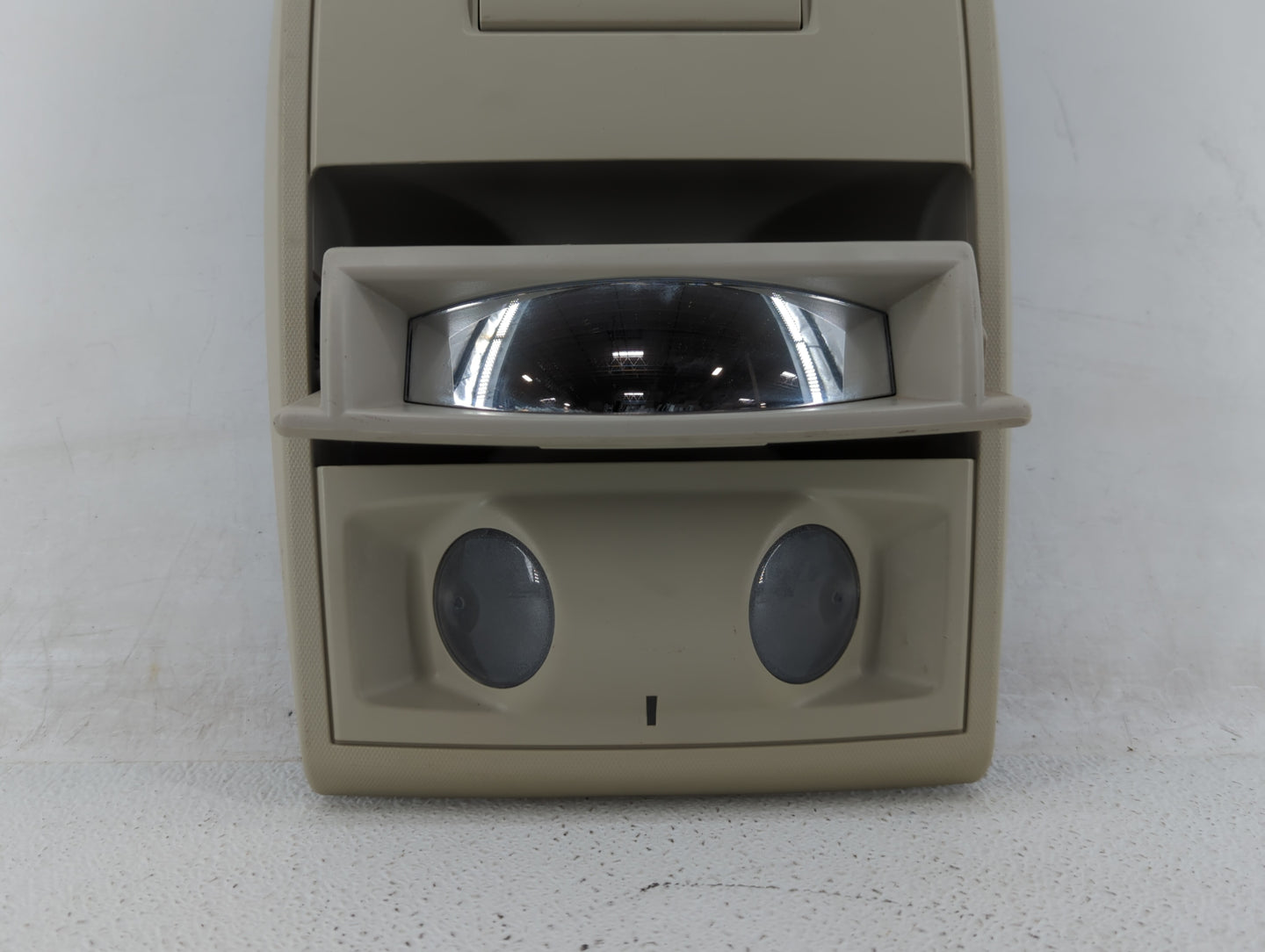 2012 Dodge Caravan Overhead Roof Console Light Beige - Oemusedautoparts1.com