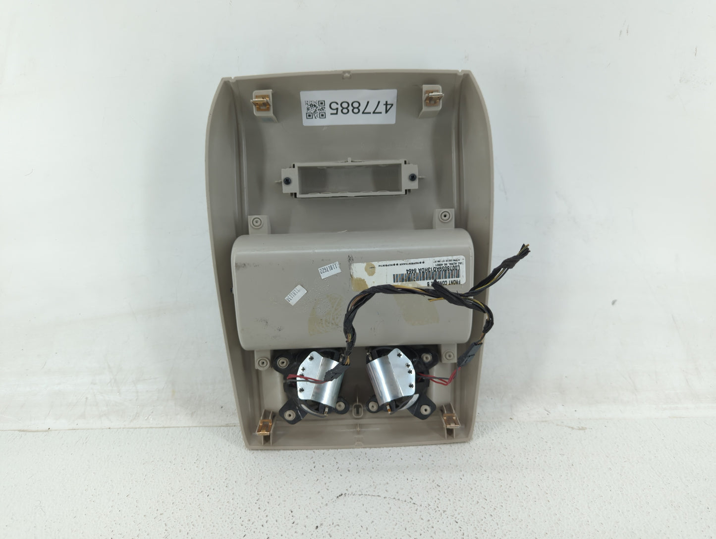 2012 Dodge Caravan Overhead Roof Console Light Beige - Oemusedautoparts1.com