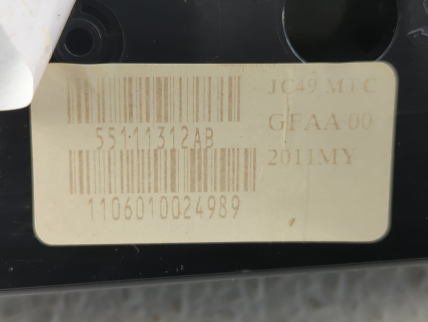 2012 Dodge Caravan Climate Control Module Temperature AC/Heater Replacement P/N:55111312AC P55111240AK Fits OEM Used Auto Pa