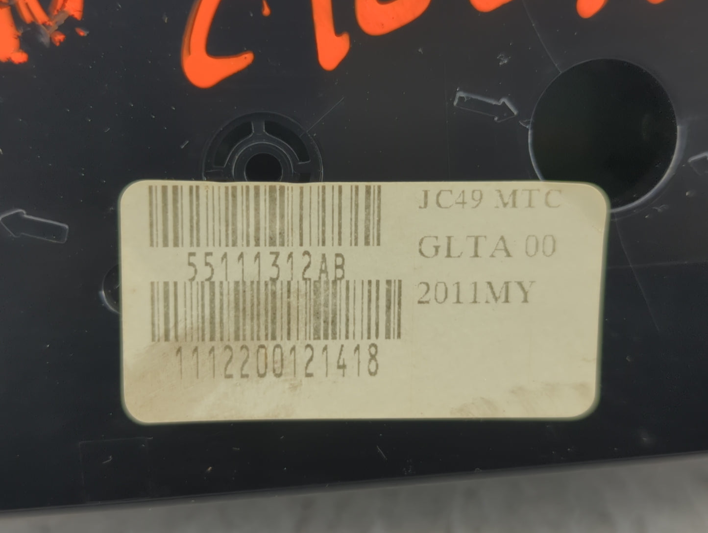 2012 Dodge Caravan Climate Control Module Temperature AC/Heater Replacement P/N:55111312AB Fits OEM Used Auto Parts - Oemuse