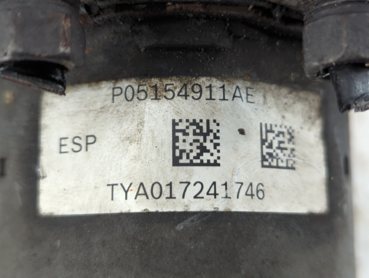 2012 Dodge Caravan Anti-Lock Brake ABS Pump Module Actuator OEM P/N:P05154911AE Fits OEM Used Auto Parts - Oemusedautoparts1