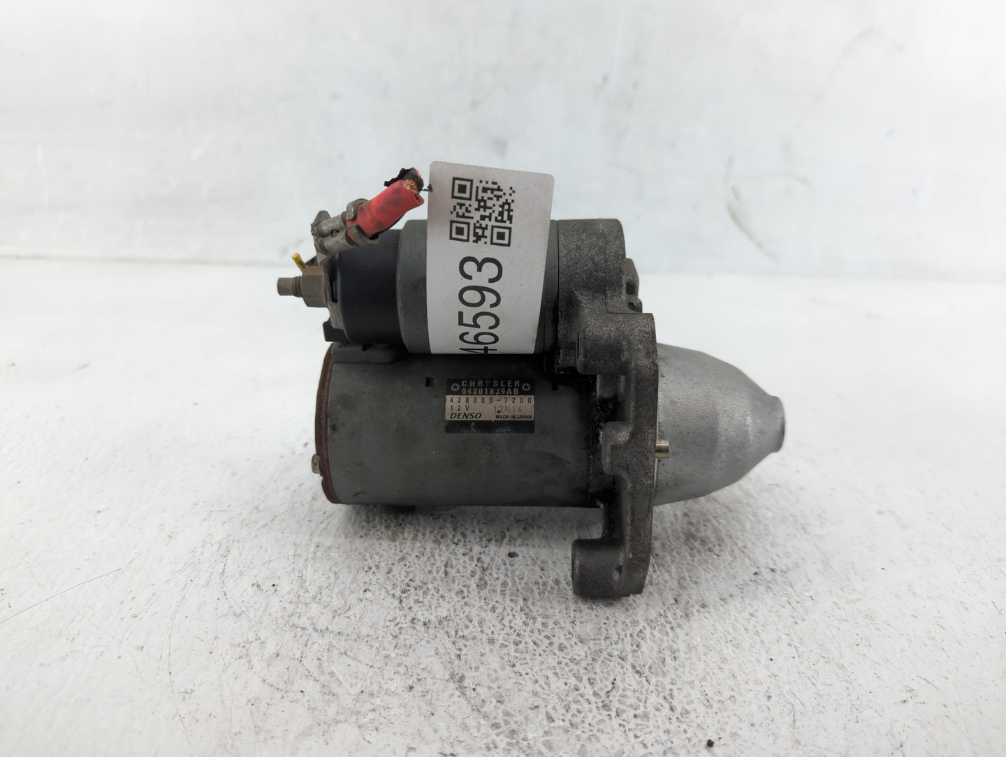 2012 Dodge Caravan Car Starter Motor Solenoid OEM P/N:428000-7200 04801839AB Fits OEM Used Auto Parts - Oemusedautoparts1.co