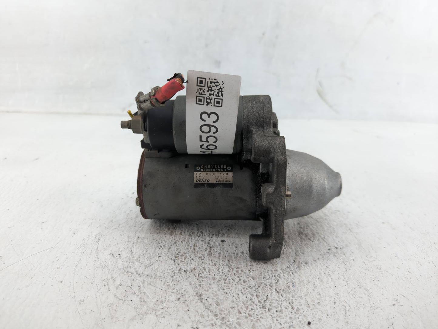 2012 Dodge Caravan Car Starter Motor Solenoid OEM P/N:428000-7200 04801839AB Fits OEM Used Auto Parts - Oemusedautoparts1.co
