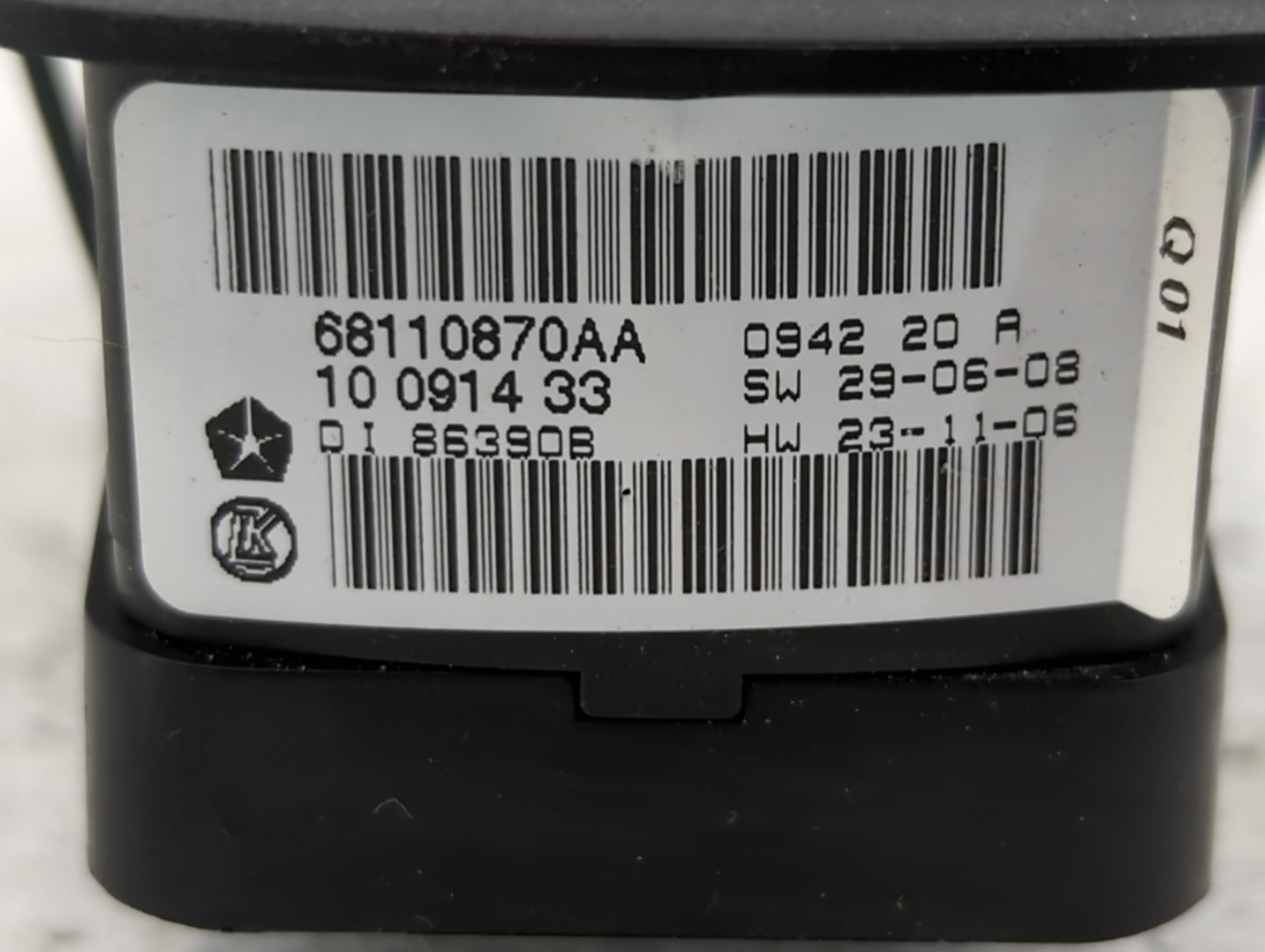 2012 Dodge Caravan Master Power Window Switch Replacement Driver Side Left P/N:68110870AA Fits Fits 2013 2014 2015 2016 OEM 