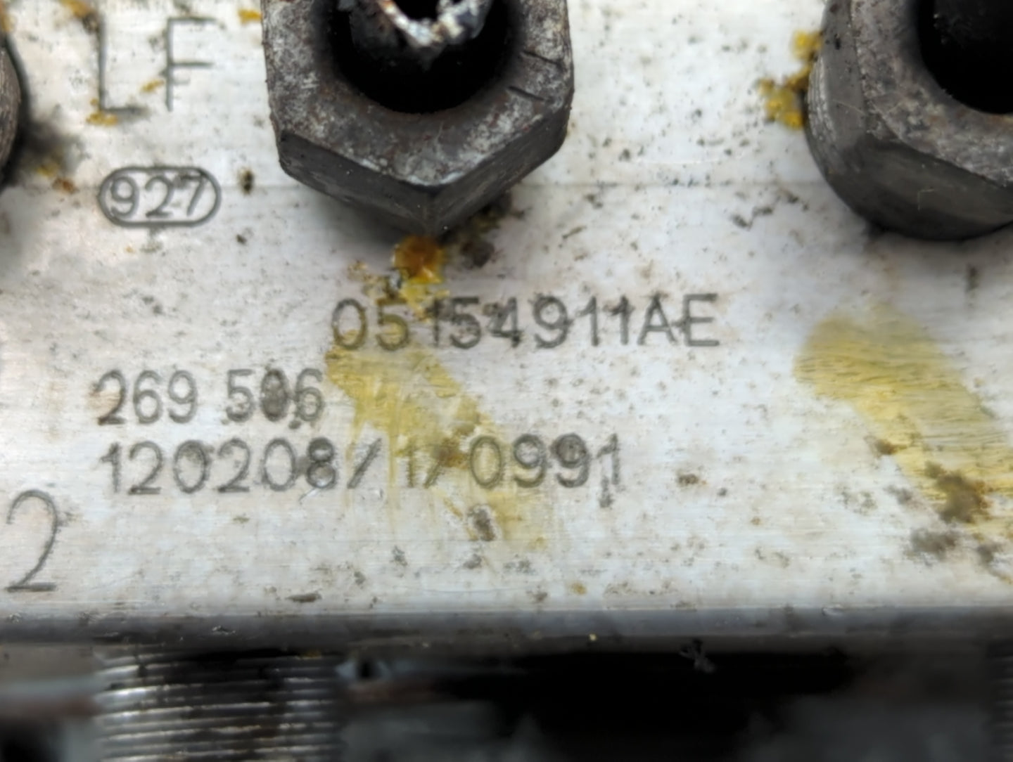 2012 Dodge Caravan ABS Pump Control Module Replacement P/N:05154911AE Fits OEM Used Auto Parts - Oemusedautoparts1.com