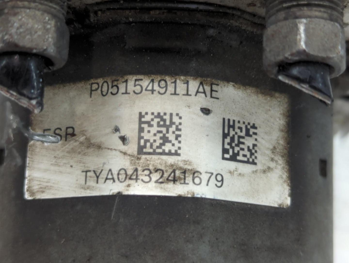 2012 Dodge Caravan ABS Pump Control Module Replacement P/N:P05154911AE Fits OEM Used Auto Parts - Oemusedautoparts1.com