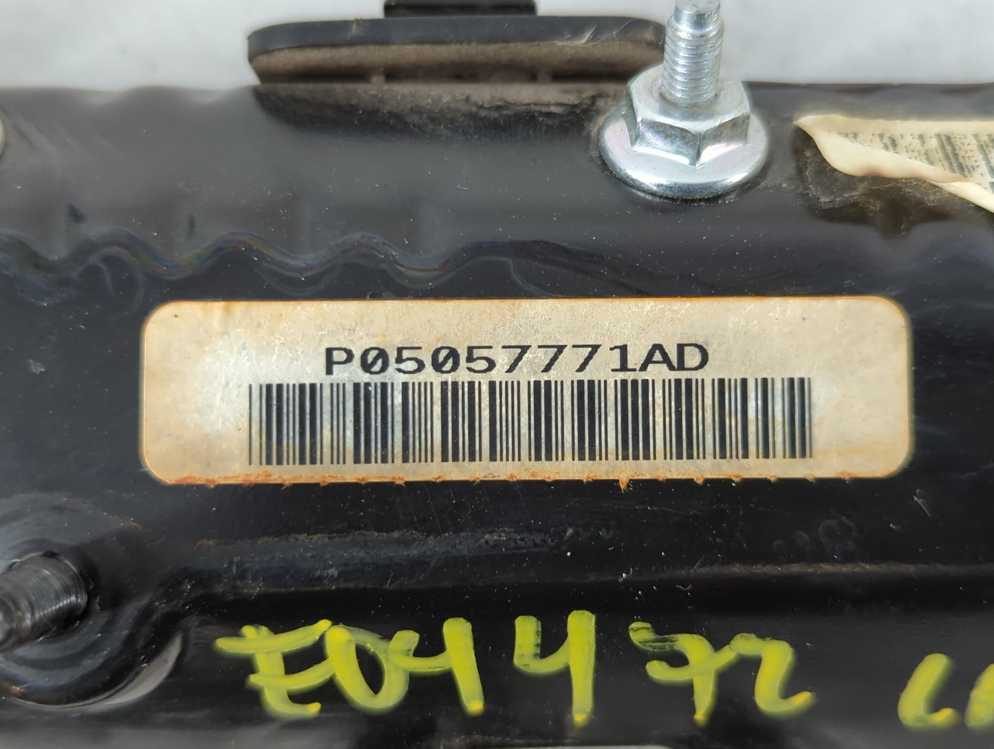 2012 Dodge Caravan Air Bag Driver Left Knee OEM P/N:P05057771AD Fits OEM Used Auto Parts - Oemusedautoparts1.com
