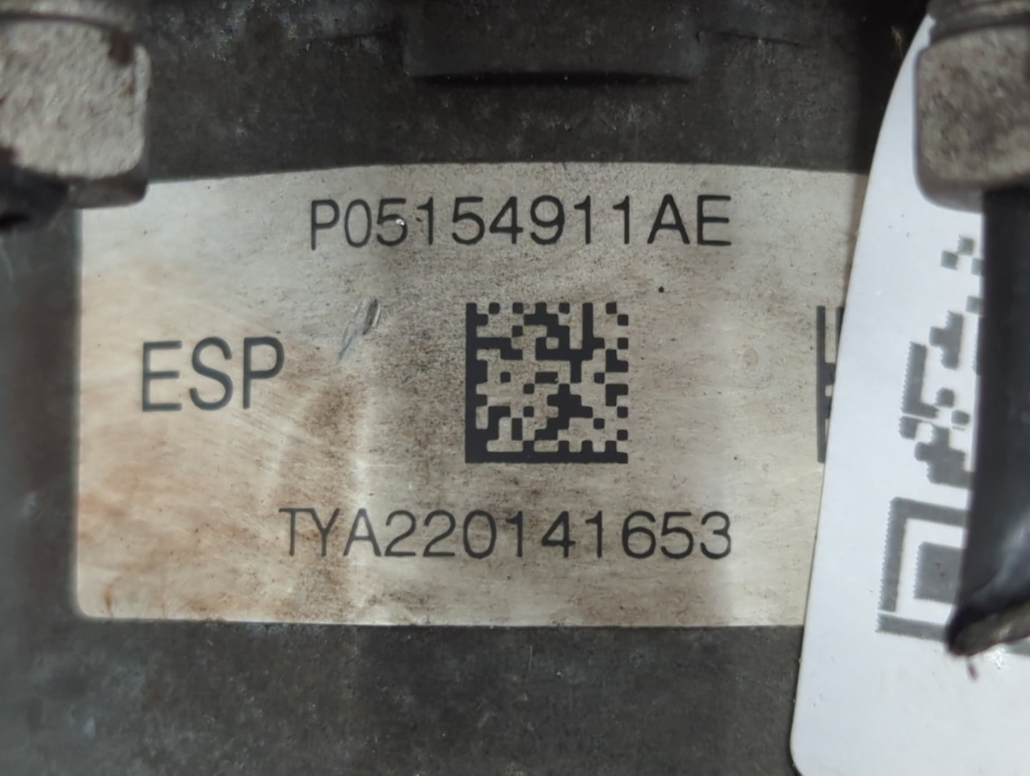 2012 Dodge Caravan ABS Pump Control Module Replacement P/N:P05154911AE Fits OEM Used Auto Parts - Oemusedautoparts1.com