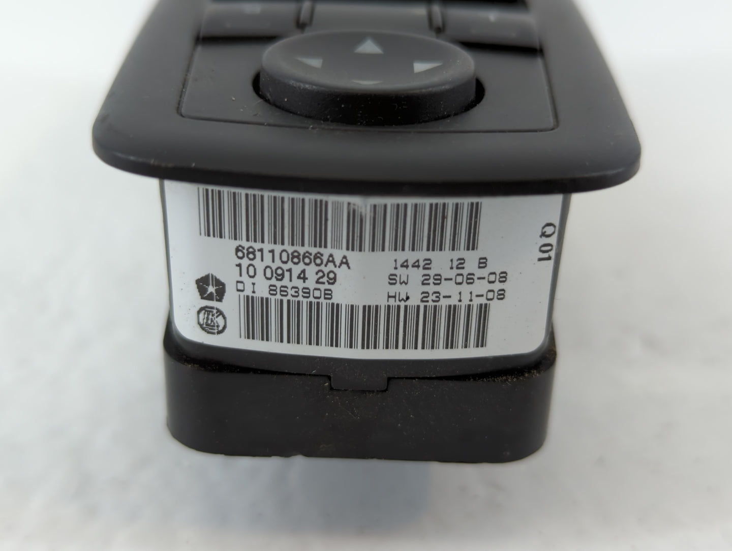 2012 Dodge Caravan Master Power Window Switch Replacement Driver Side Left P/N:68110866AA Fits Fits 2013 2014 2015 2016 OEM 