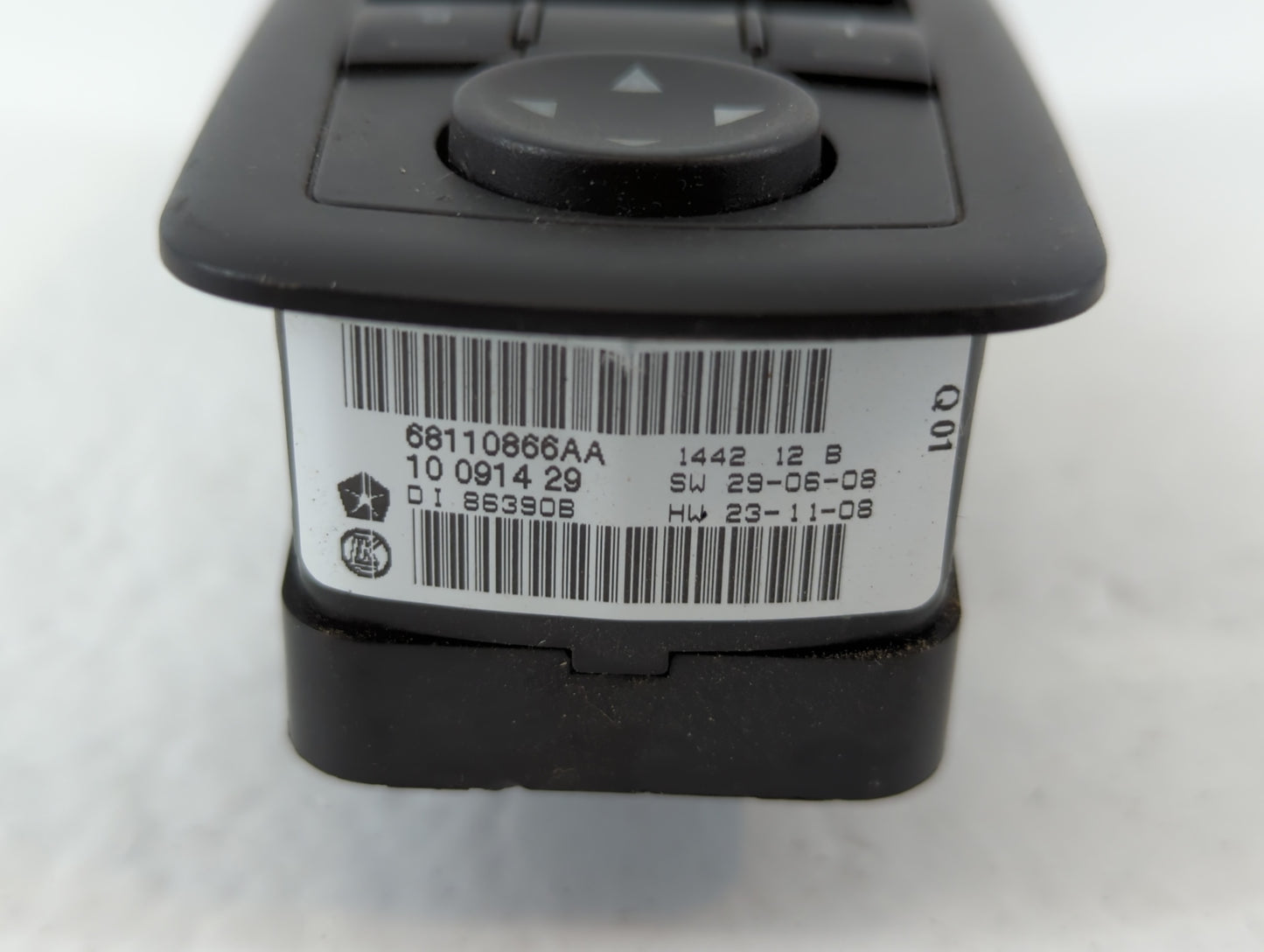 2012 Dodge Caravan Master Power Window Switch Replacement Driver Side Left P/N:68110866AA Fits Fits 2013 2014 2015 2016 OEM 