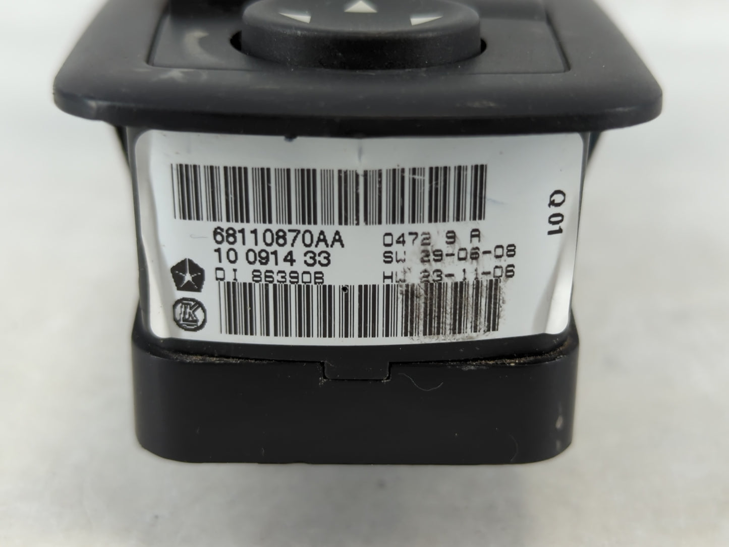 2012 Dodge Caravan Master Power Window Switch Replacement Driver Side Left P/N:68110870AA Fits Fits 2013 2014 2015 2016 OEM 