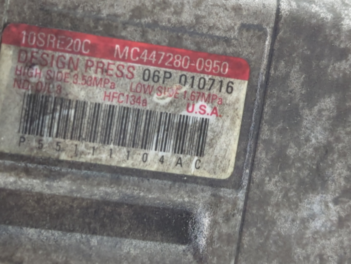 Dodge Caravan Air Conditioning A/c Ac Compressor Oem - Oemusedautoparts1.com