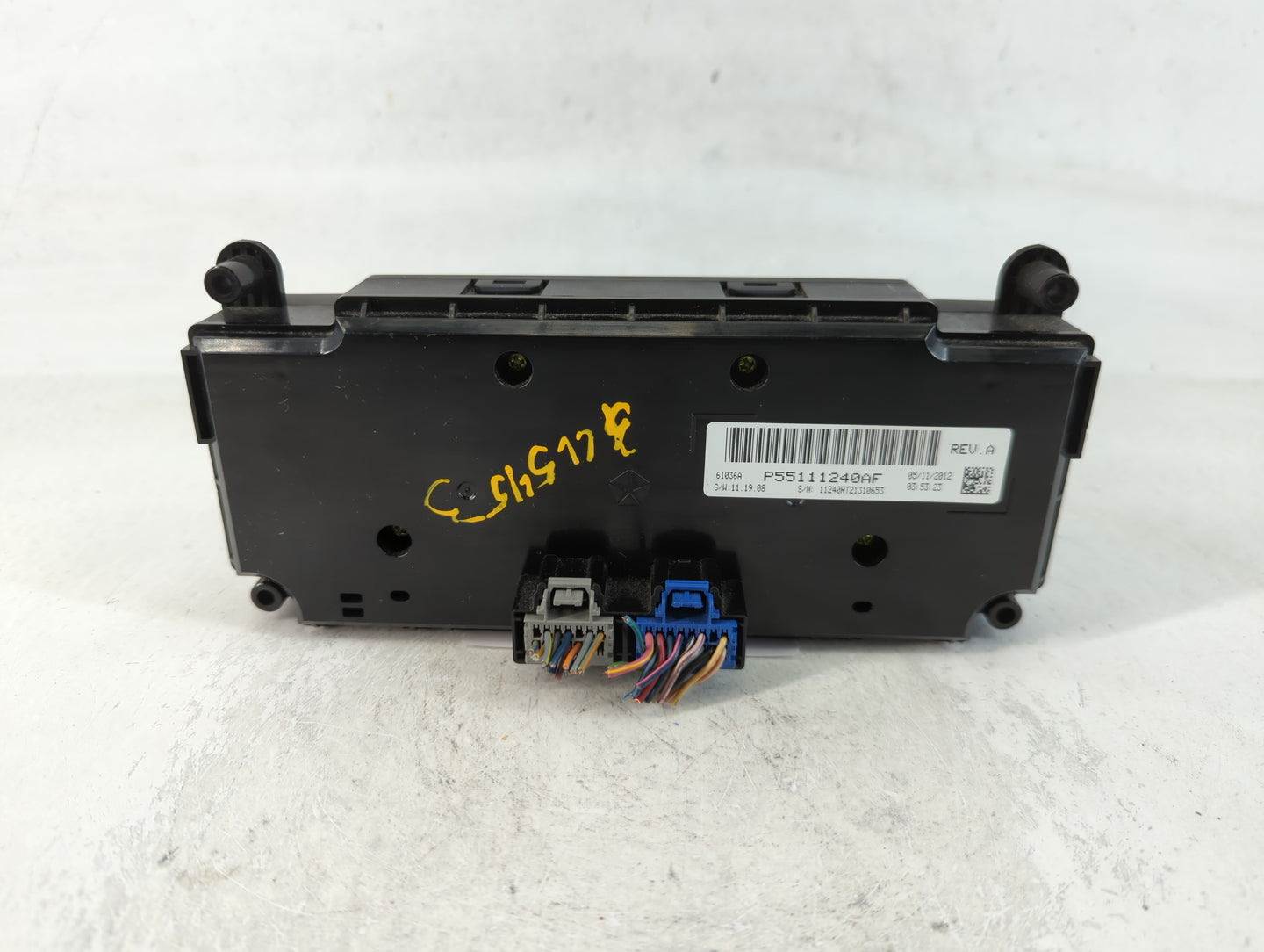 2012 Dodge Caravan Climate Control Module Temperature AC/Heater Replacement P/N:P55111240AF Fits OEM Used Auto Parts - Oemus