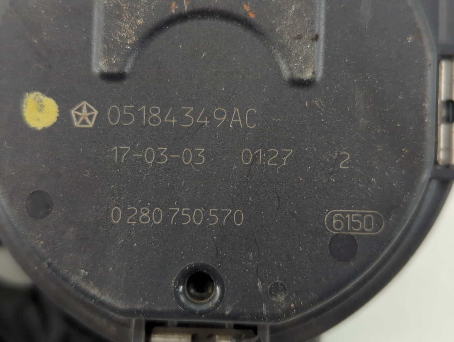 2012 Dodge Caravan Throttle Body P/N:05184349AC Fits Fits 2011 2013 2014 2015 2016 2017 2018 2019 2020 2021 2022 OEM Used Au
