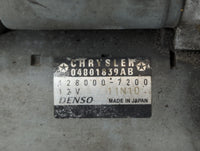 2012 Dodge Caravan Car Starter Motor Solenoid OEM P/N:428000-7200 04801839AB Fits OEM Used Auto Parts - Oemusedautoparts1.co