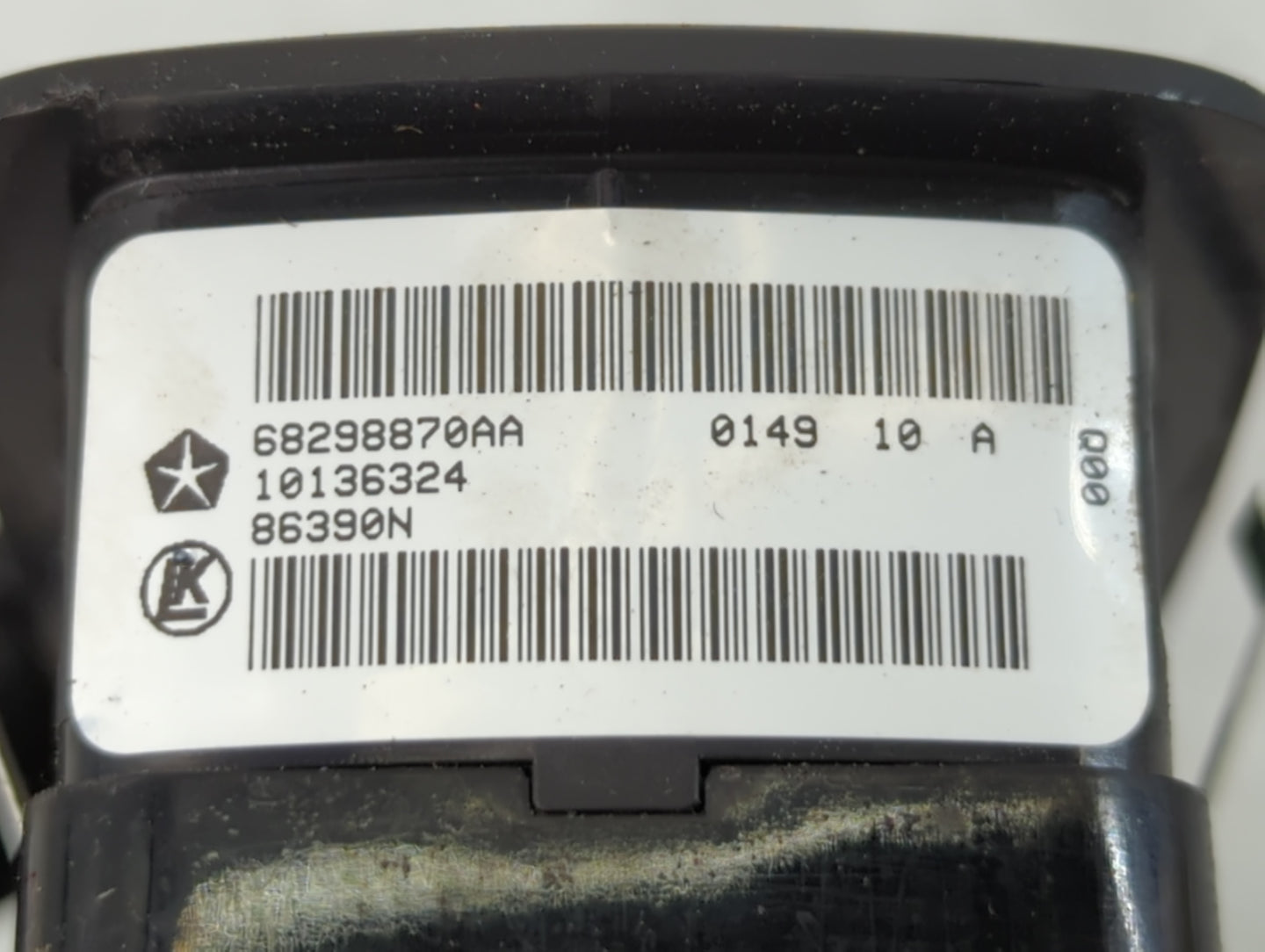 2012 Dodge Caravan Master Power Window Switch Replacement Driver Side Left P/N:68298870AA Fits Fits 2013 2014 2015 2016 OEM 