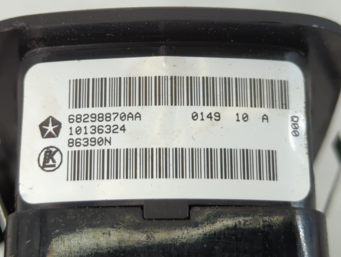 2012 Dodge Caravan Master Power Window Switch Replacement Driver Side Left P/N:68298870AA Fits Fits 2013 2014 2015 2016 OEM 