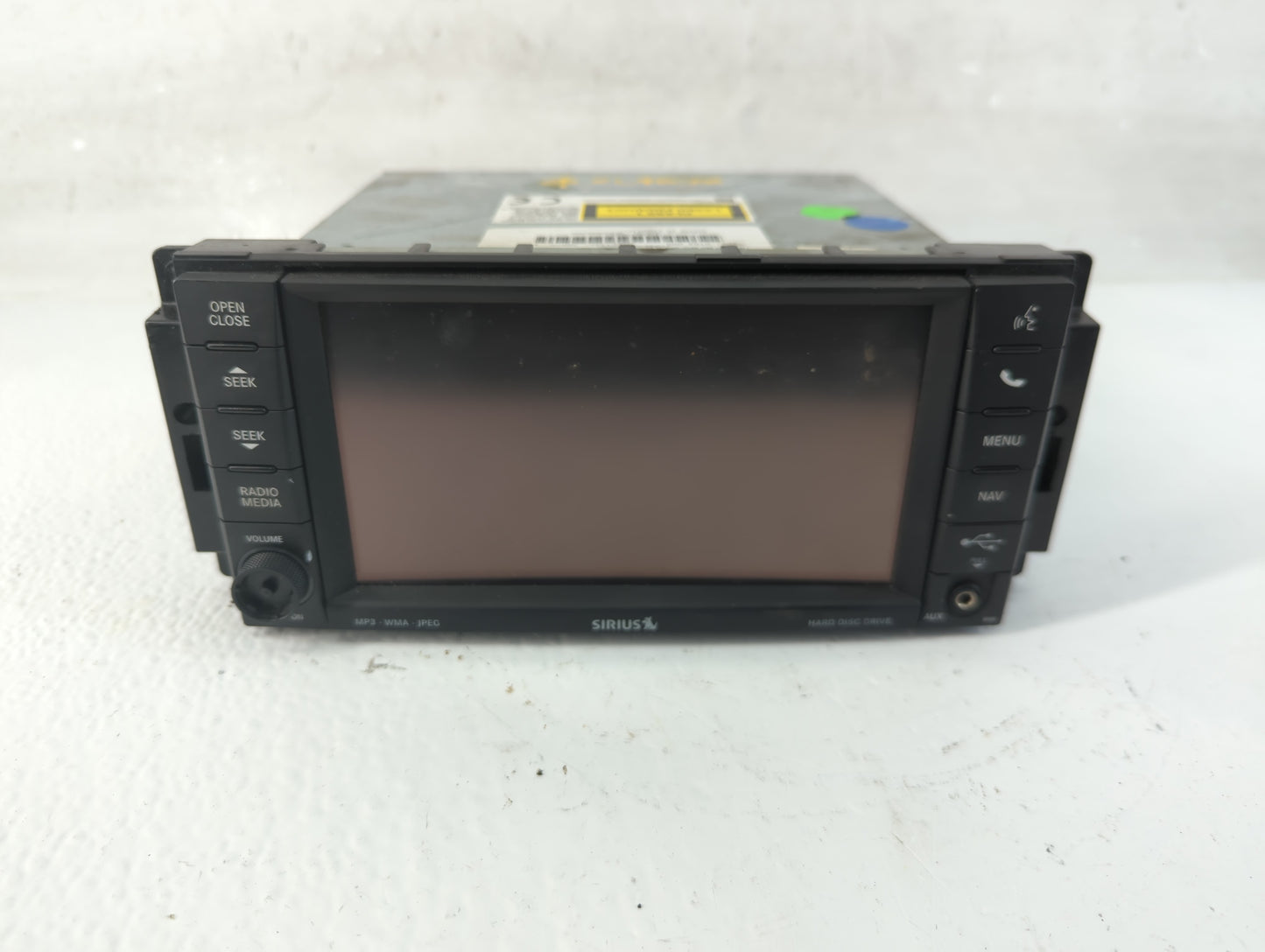 2012 Dodge Caravan Radio AM FM Cd Player Receiver Replacement P/N:P05091209AE Fits OEM Used Auto Parts - Oemusedautoparts1.c