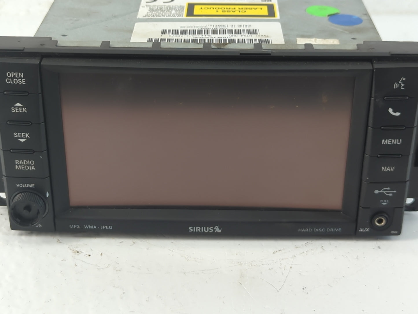 2012 Dodge Caravan Radio AM FM Cd Player Receiver Replacement P/N:P05091209AE Fits OEM Used Auto Parts - Oemusedautoparts1.c