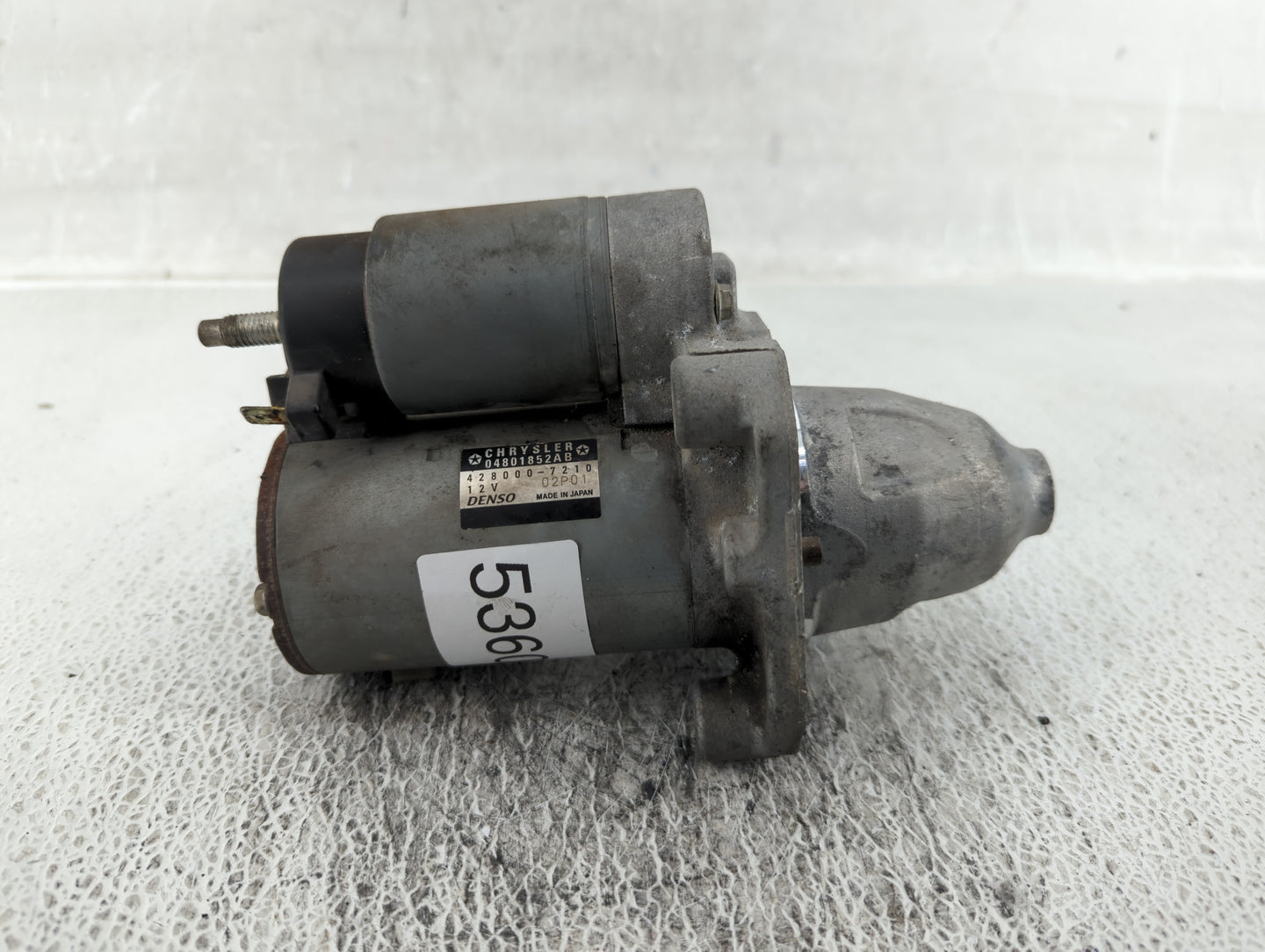 2011-2016 Dodge Challenger Car Starter Motor Solenoid OEM P/N:428000-7210 04801852AB Fits Fits 2011 2012 2013 2014 2015 2016