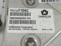 2012 Dodge Charger PCM Engine Control Computer ECU ECM PCU OEM P/N:P05150610AC Fits OEM Used Auto Parts - Oemusedautoparts1.