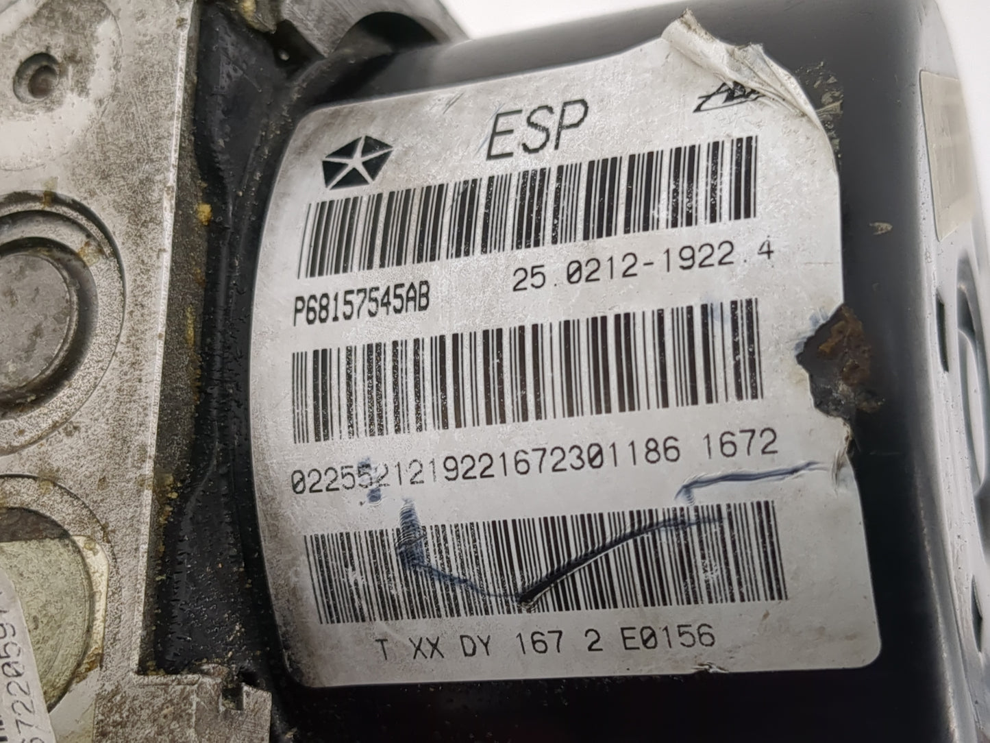 2011-2012 Dodge Charger ABS Pump Control Module Replacement P/N:P68157545AB Fits Fits 2011 2012 OEM Used Auto Parts - Oemuse