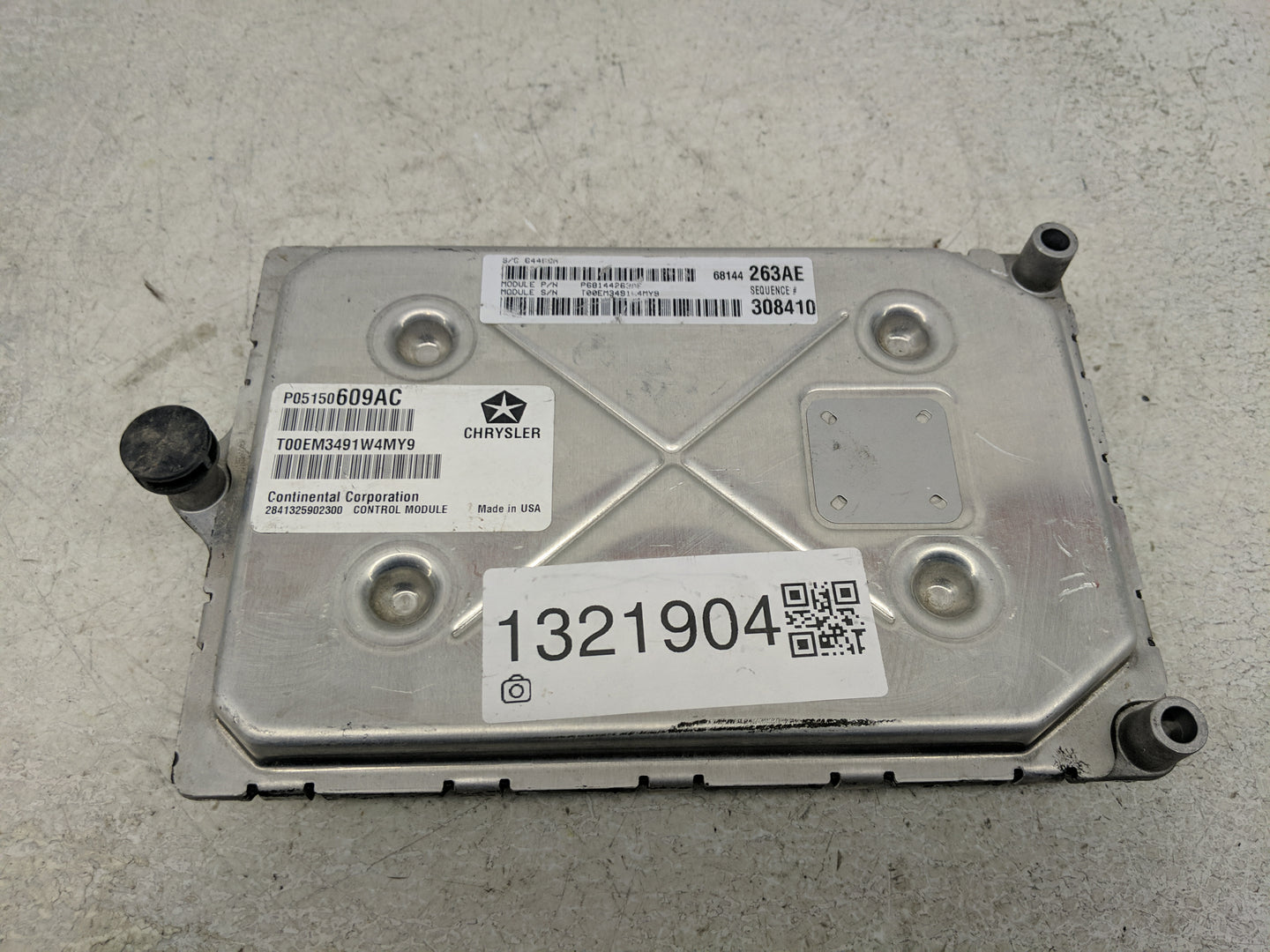 2012 Dodge Charger PCM Engine Control Computer ECU ECM PCU OEM P/N:P05150609AC Fits OEM Used Auto Parts - Oemusedautoparts1.