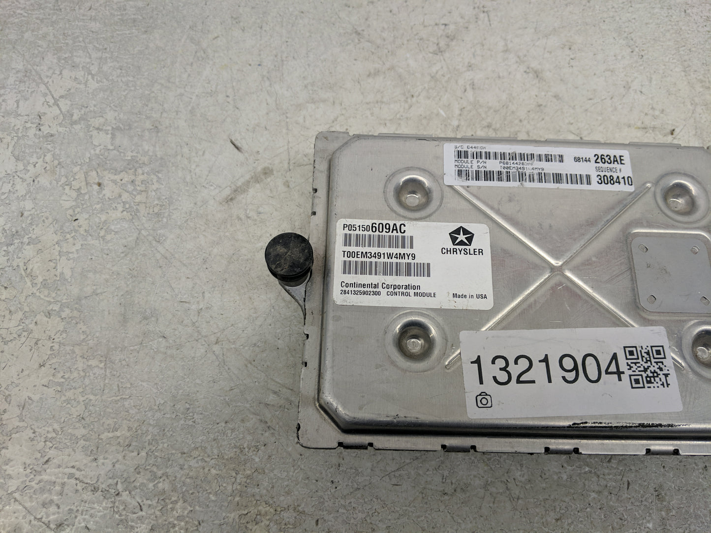 2012 Dodge Charger PCM Engine Control Computer ECU ECM PCU OEM P/N:P05150609AC Fits OEM Used Auto Parts - Oemusedautoparts1.