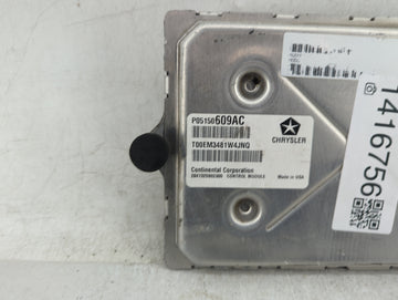 2012 Dodge Charger PCM Engine Control Computer ECU ECM PCU OEM P/N:P05150609AC P05150730AC Fits OEM Used Auto Parts