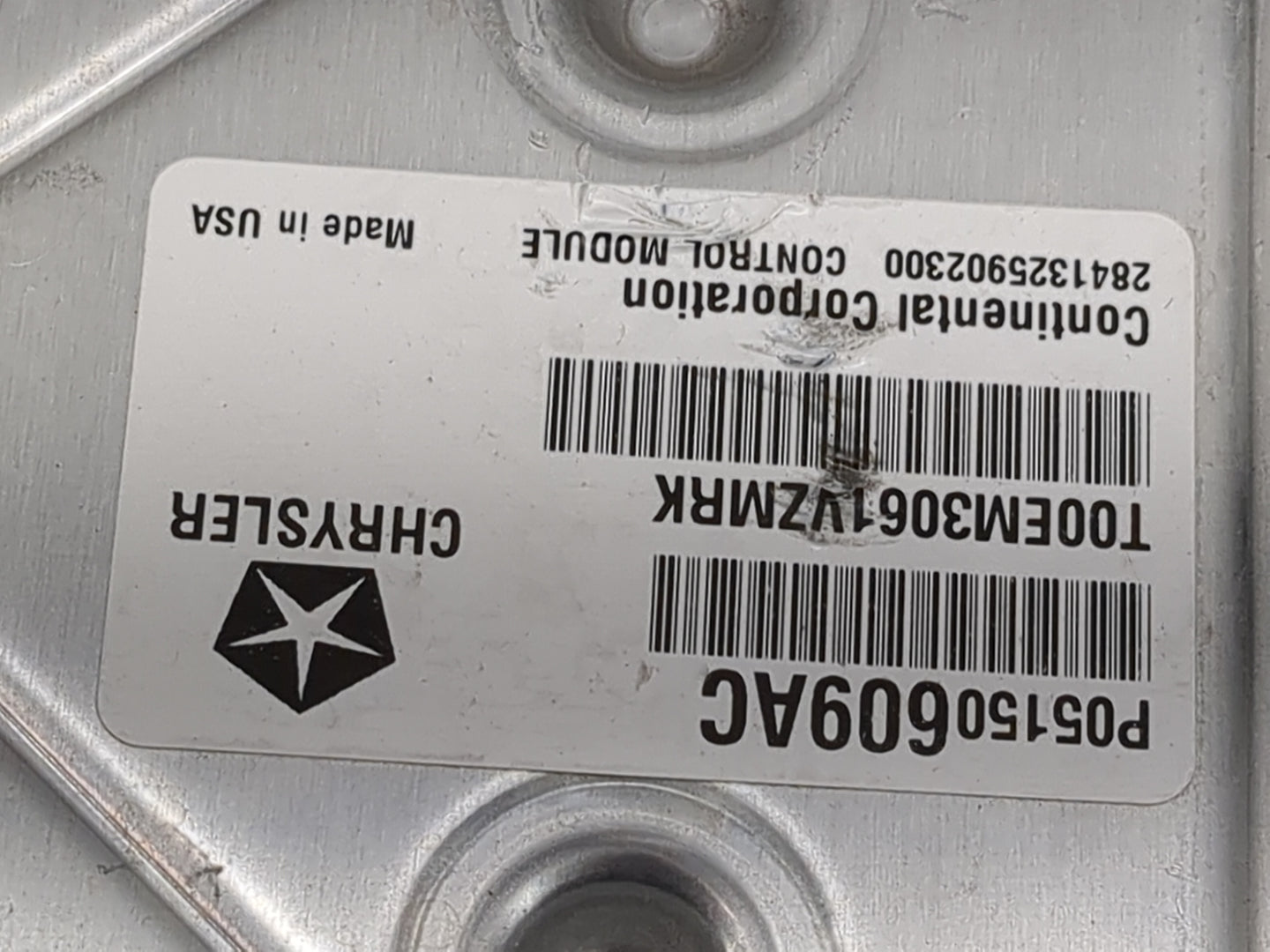 2012 Dodge Charger PCM Engine Control Computer ECU ECM PCU OEM P/N:P05150609AC Fits OEM Used Auto Parts - Oemusedautoparts1.