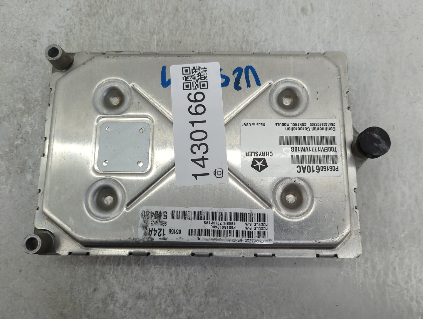 2012 Dodge Charger PCM Engine Control Computer ECU ECM PCU OEM P/N:P05150610AC T00EM1771VM10G, 05156124A, P65156124AC Fits O