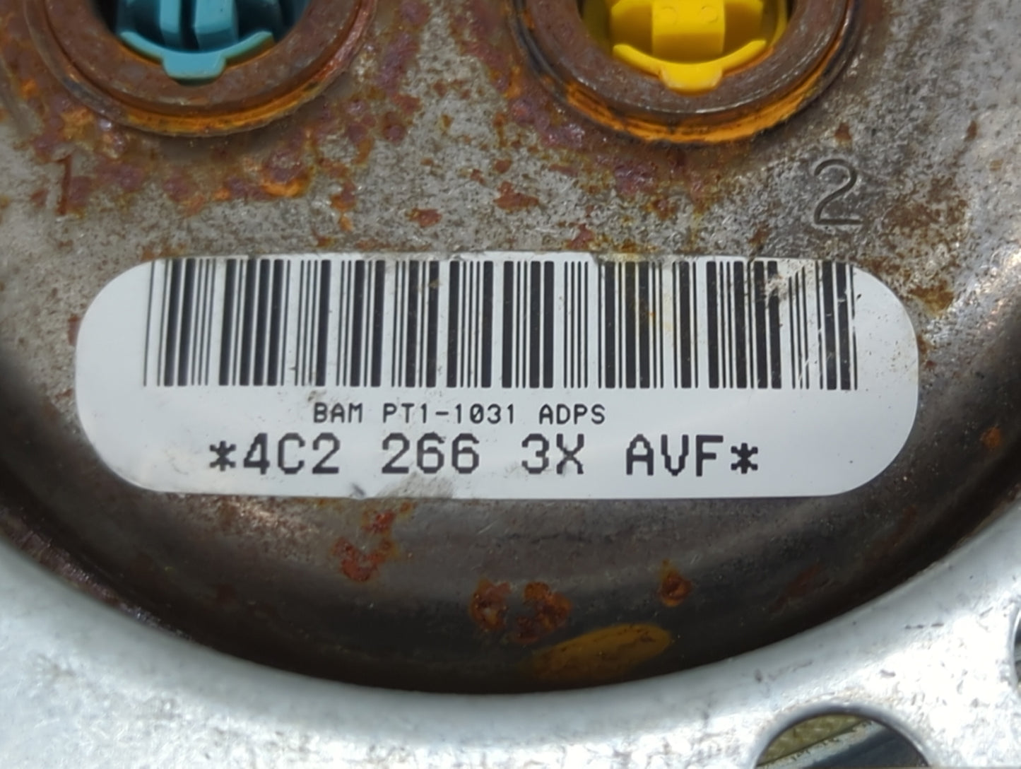 2012 Dodge Charger Air Bag Driver Left Steering Wheel Mounted P/N:4C2 266 3X AVF P11-1031 Fits OEM Used Auto Parts - Oemused