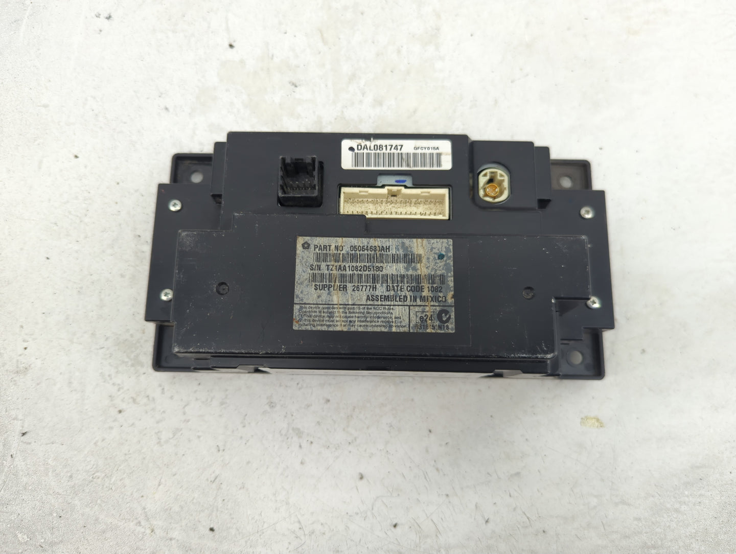 2011-2014 Dodge Charger Information Display Screen - Oemusedautoparts1.com