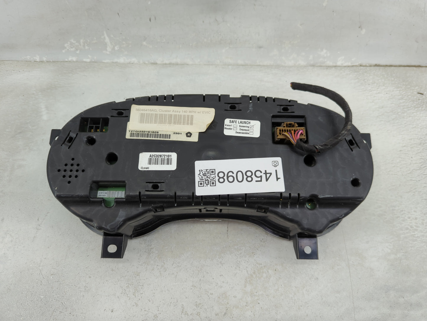 2012 Dodge Charger Instrument Cluster Speedometer Gauges P/N:56046416AG A2C32872101 Miles: Fits OEM Used Auto Parts - Oemuse