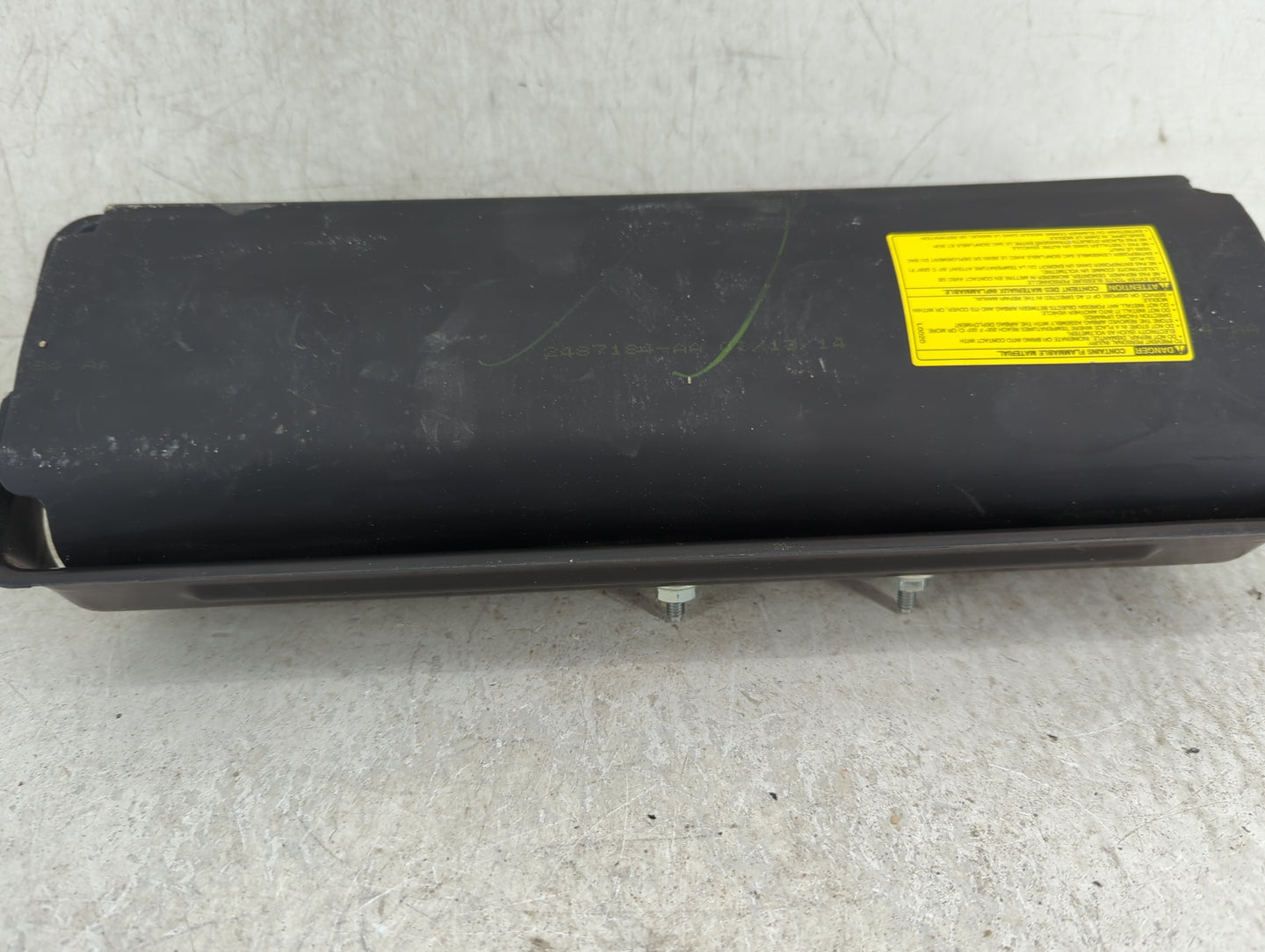 2012 Dodge Charger Air Bag Passenger Right Dashboard OEM P/N:2467184-AA Fits OEM Used Auto Parts - Oemusedautoparts1.com